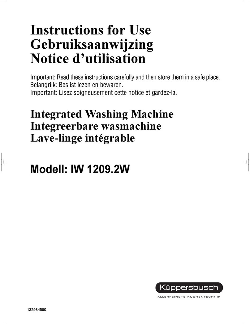 Kuppersbusch IW 1209.2W User manual