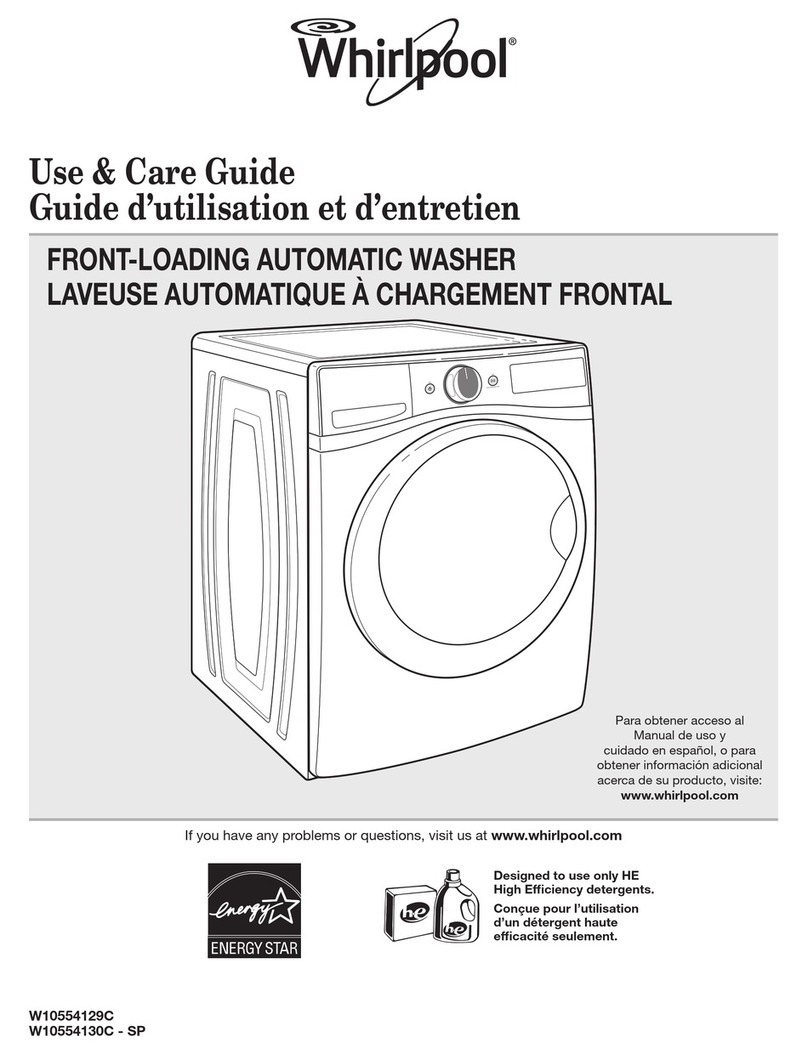 Whirlpool W10554130C - SP Use & care guide