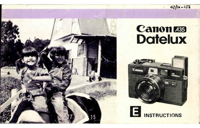 Canon A35 Datelux User manual