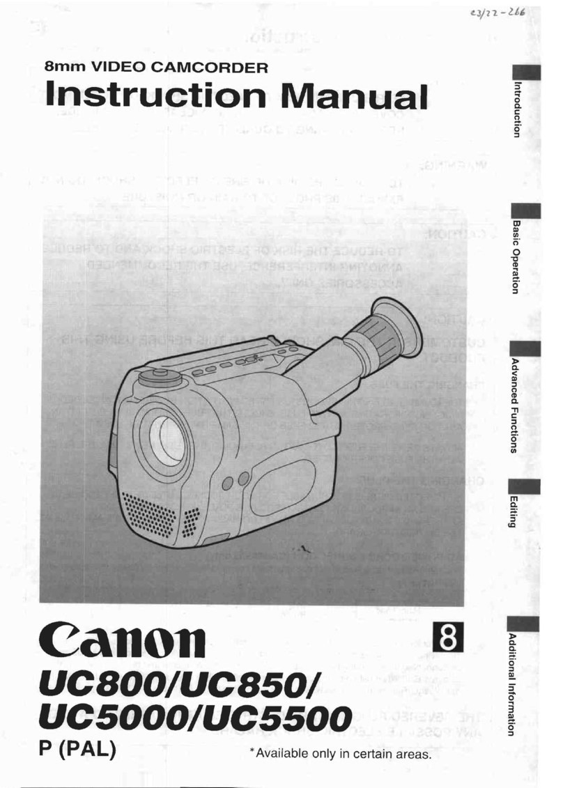 Canon UC 5500 instruction manual