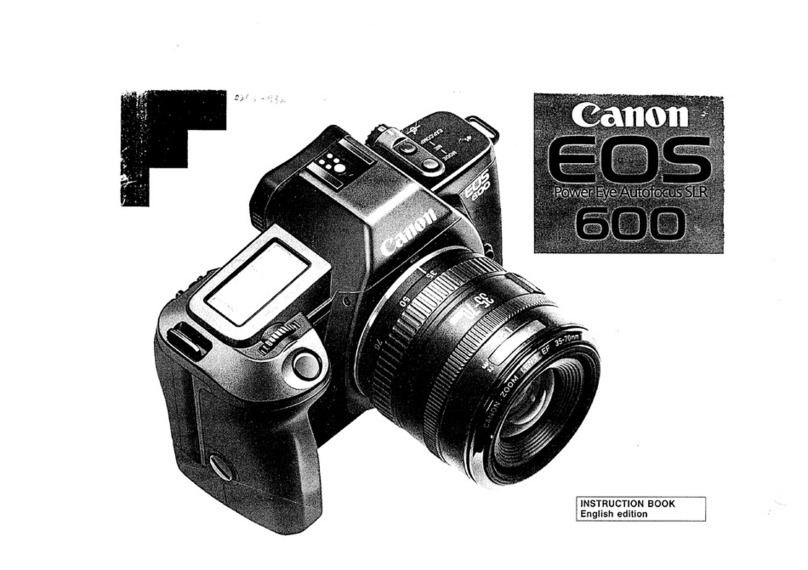 Canon EOS 600 Instruction book