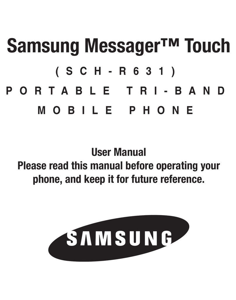 Samsung Messager Touch SCH-R631 User manual