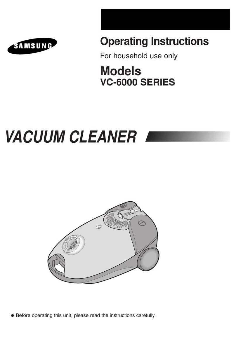Samsung VC-6000 SERIES Operating lnstructions