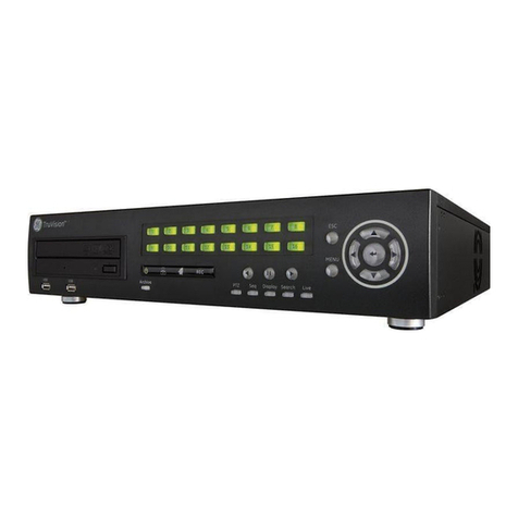 Interlogix truVision DVR 31 User manual