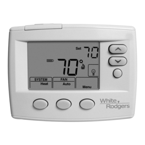 White Rodgers 1F86-0471 Installation and operating instructions