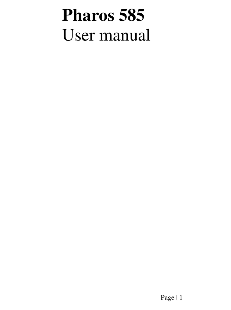 Pharos 585 user manual