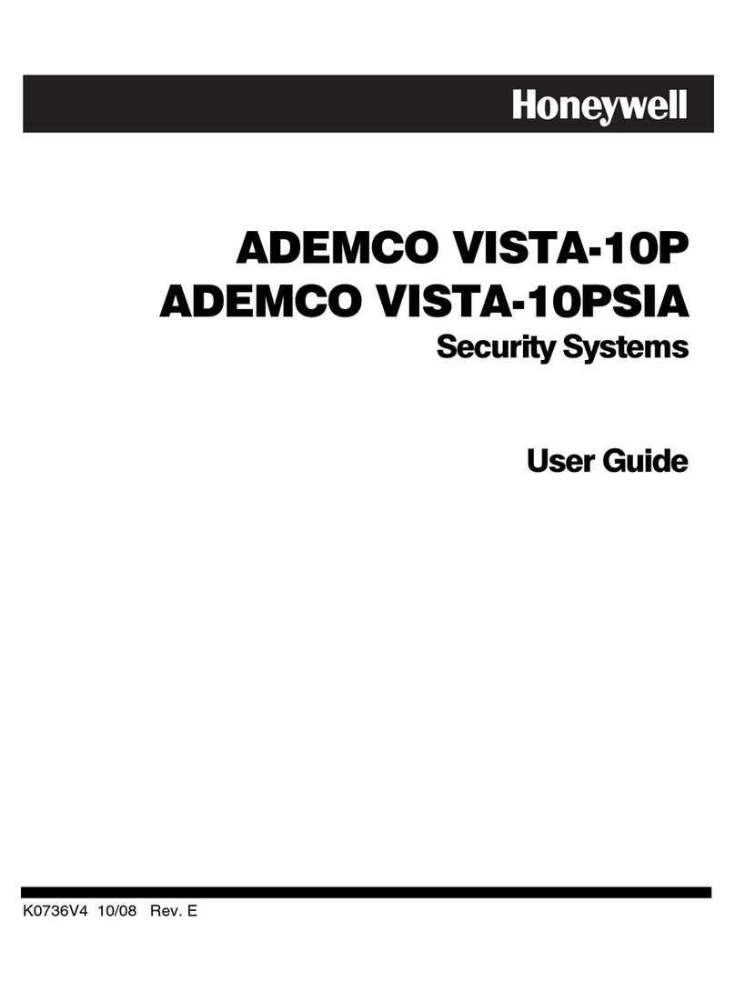 Honeywell ADEMCO VISTA-10P user guide