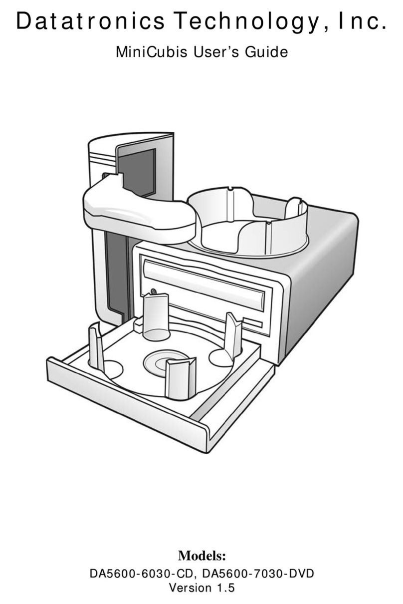 Datatronics MiniCubis DA5600-6030-CD owner's manual
