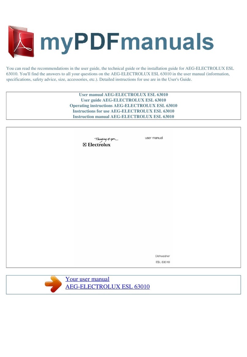 AEG ESL 63010 User manual
