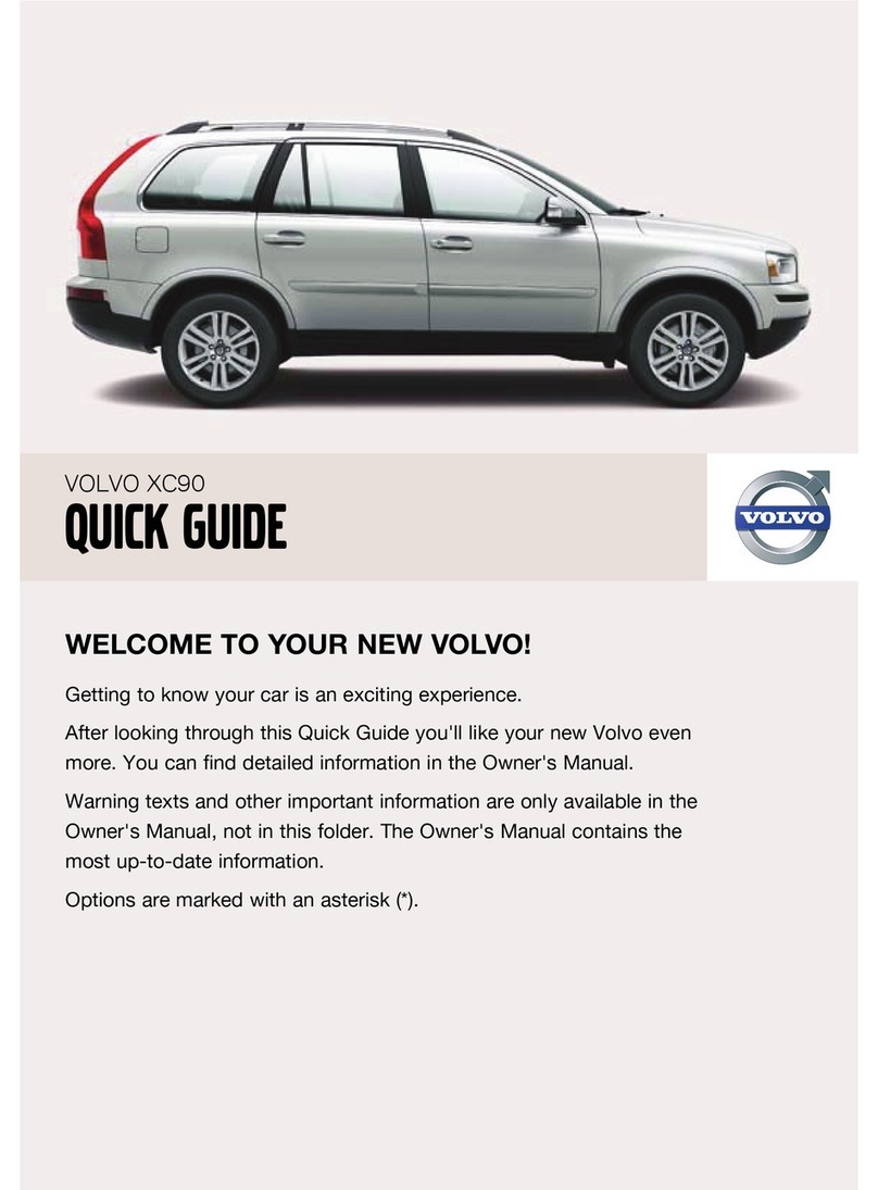 Volvo XC90 - ANNEXE 951 quick guide