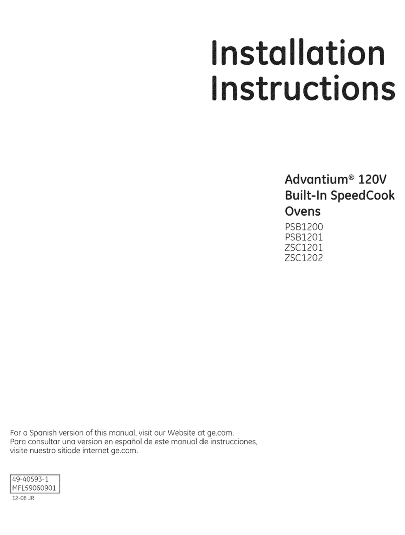 GE Profile Advantium PSB1200 User manual GE Profile Advantium PSB1200 User manual