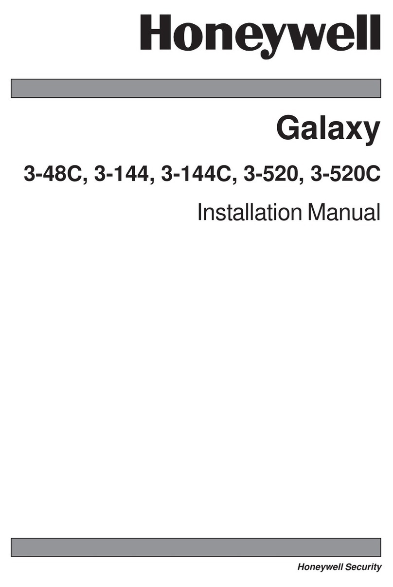 Honeywell Galaxy 3-48C User manual Honeywell Galaxy 3-48C User manual