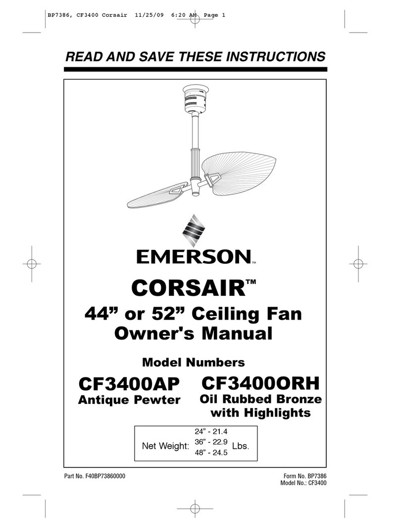 Emerson CORSAIR 44" User manual