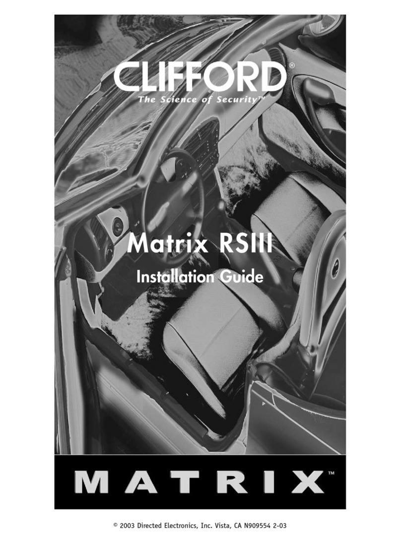 Clifford Matrix RSIII installation guide