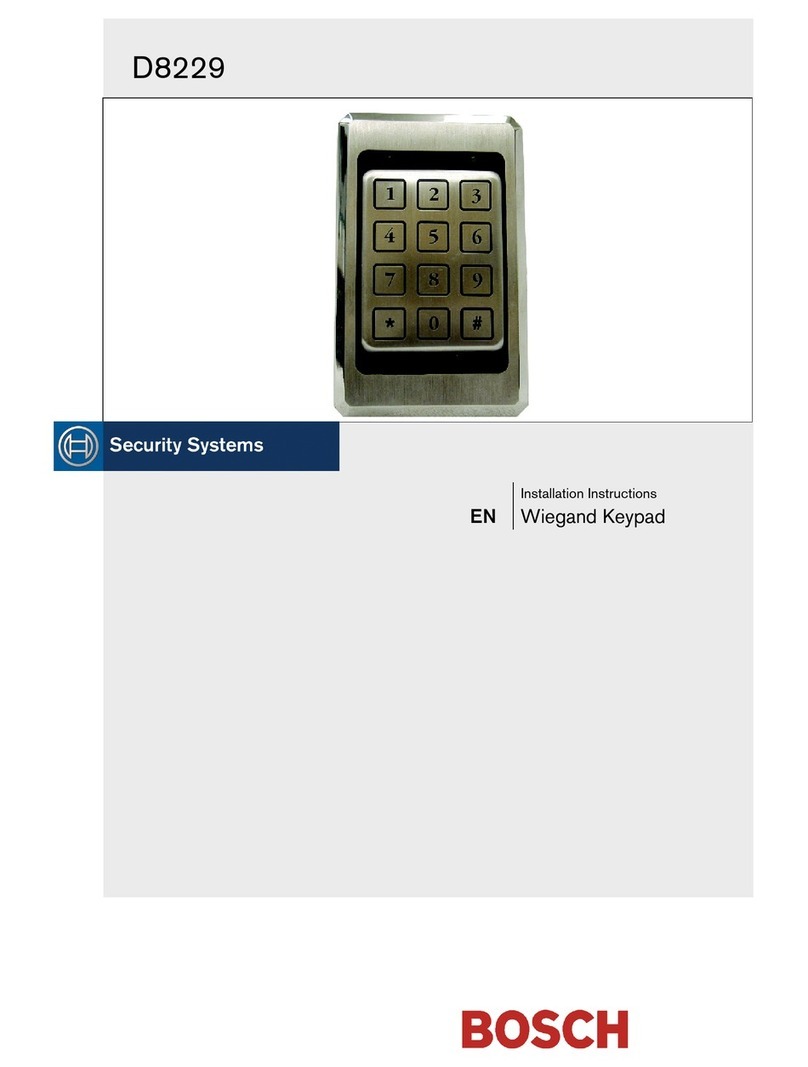 Bosch D8229 User manual