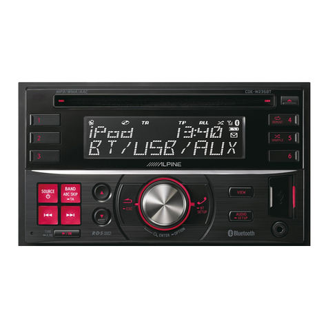 Alpine CDE-W235BT owner's manual