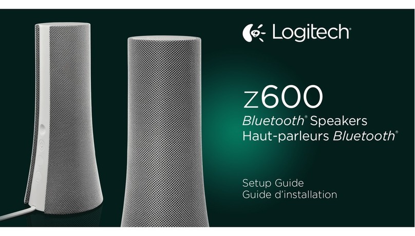 Logitech Z600 User manual Logitech Z600 User manual