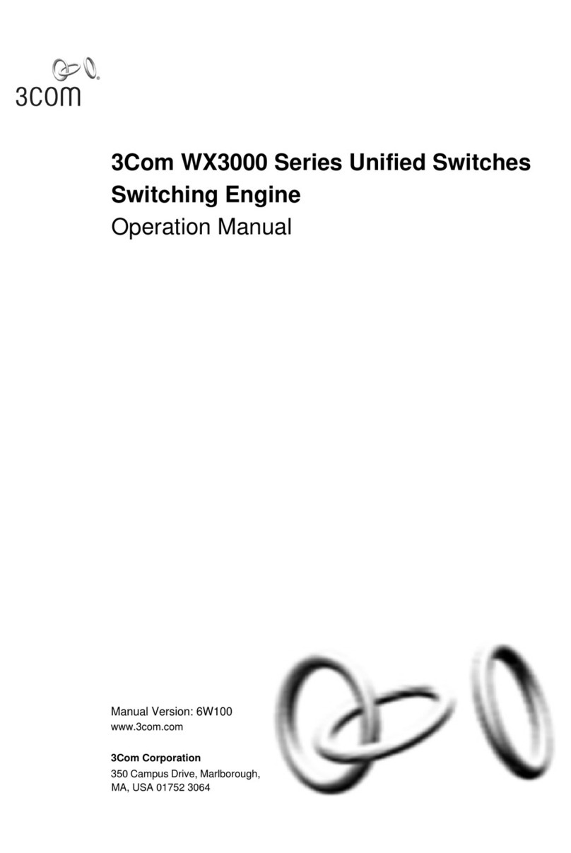 3Com WX3000 Series Operation manual