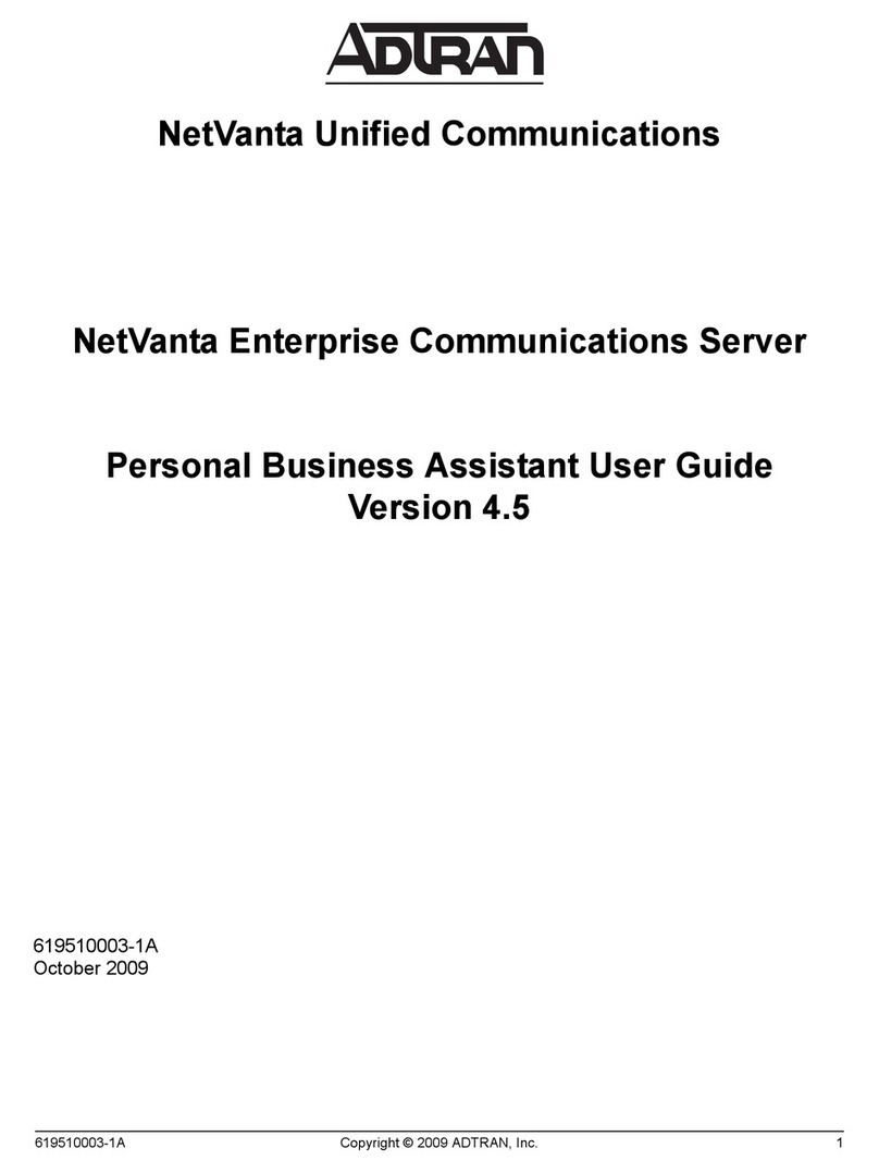 ADTRAN NetVanta Unified Communications user guide