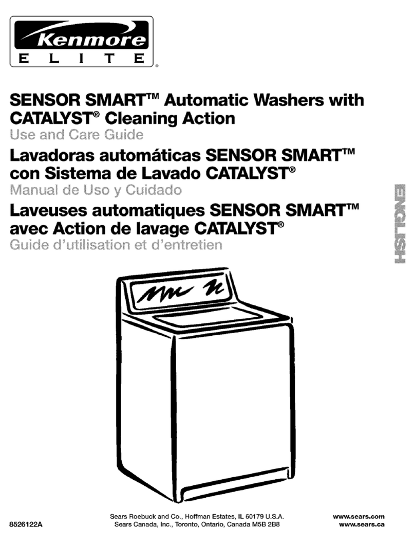Kenmore 8526122A User manual