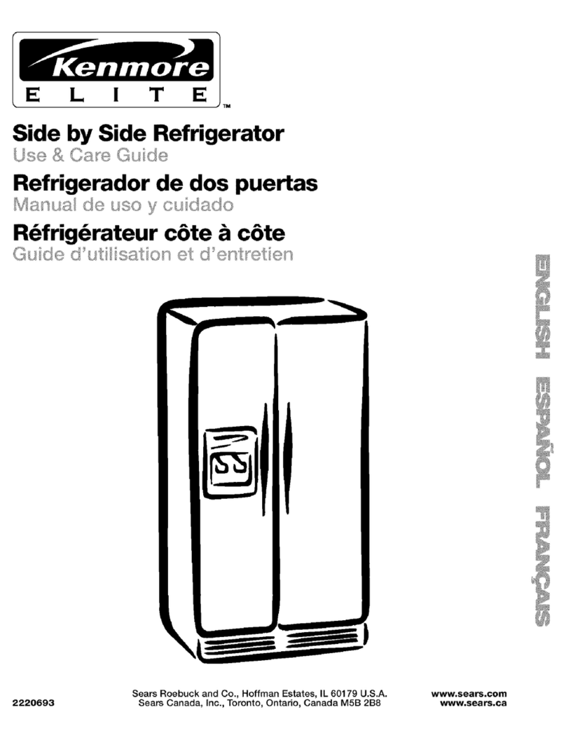 Kenmore 2220693 User manual Kenmore 2220693 User manual