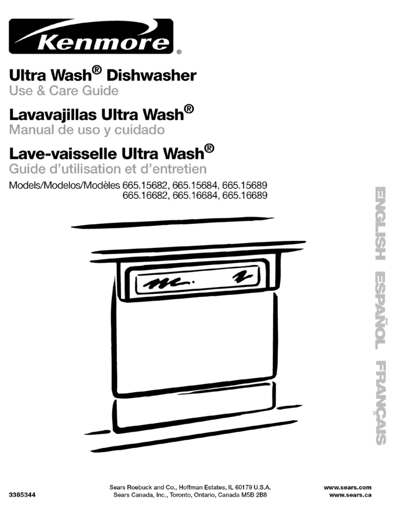 Kenmore 665.15682 Use & care guide
