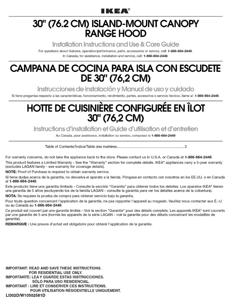 IKEA W10502581D User manual IKEA W10502581D User manual