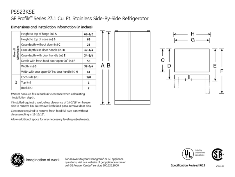 GE PSS23KSESS Manual GE PSS23KSESS Manual