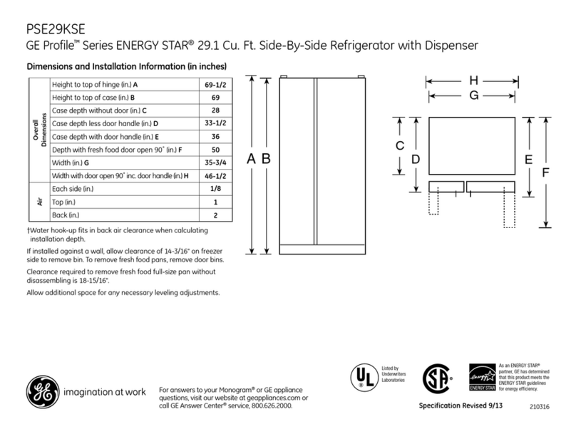 GE PSE29KSESS Manual