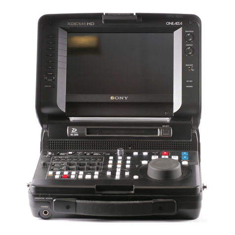 Sony XDCAM PDW-HR1 User manual