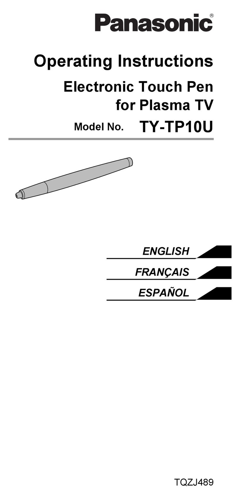 Panasonic TYTP10U User manual