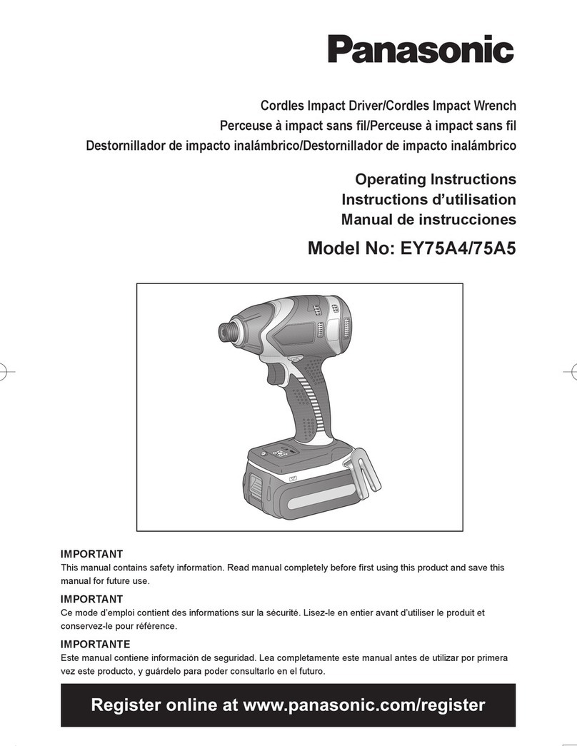 Panasonic EY75A4 User manual