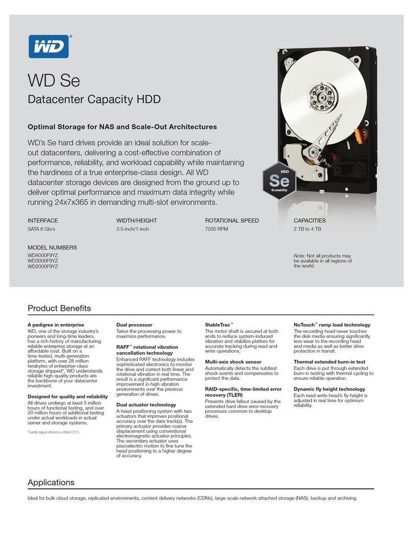 Western Digital WD3000F9YZ User guide