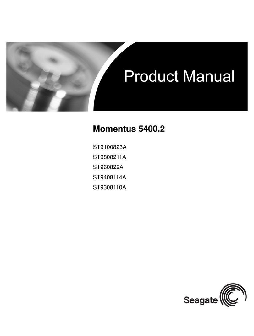 Seagate Momentus ST9100823A User manual