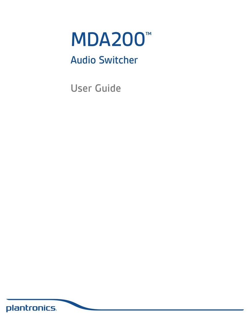 Plantronics MDA200 user guide