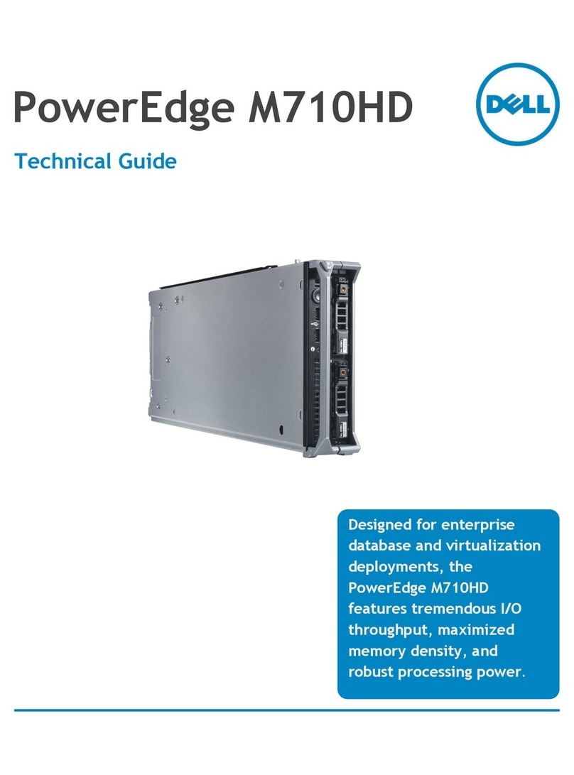 Dell PowerEdge M710HD Quick start guide