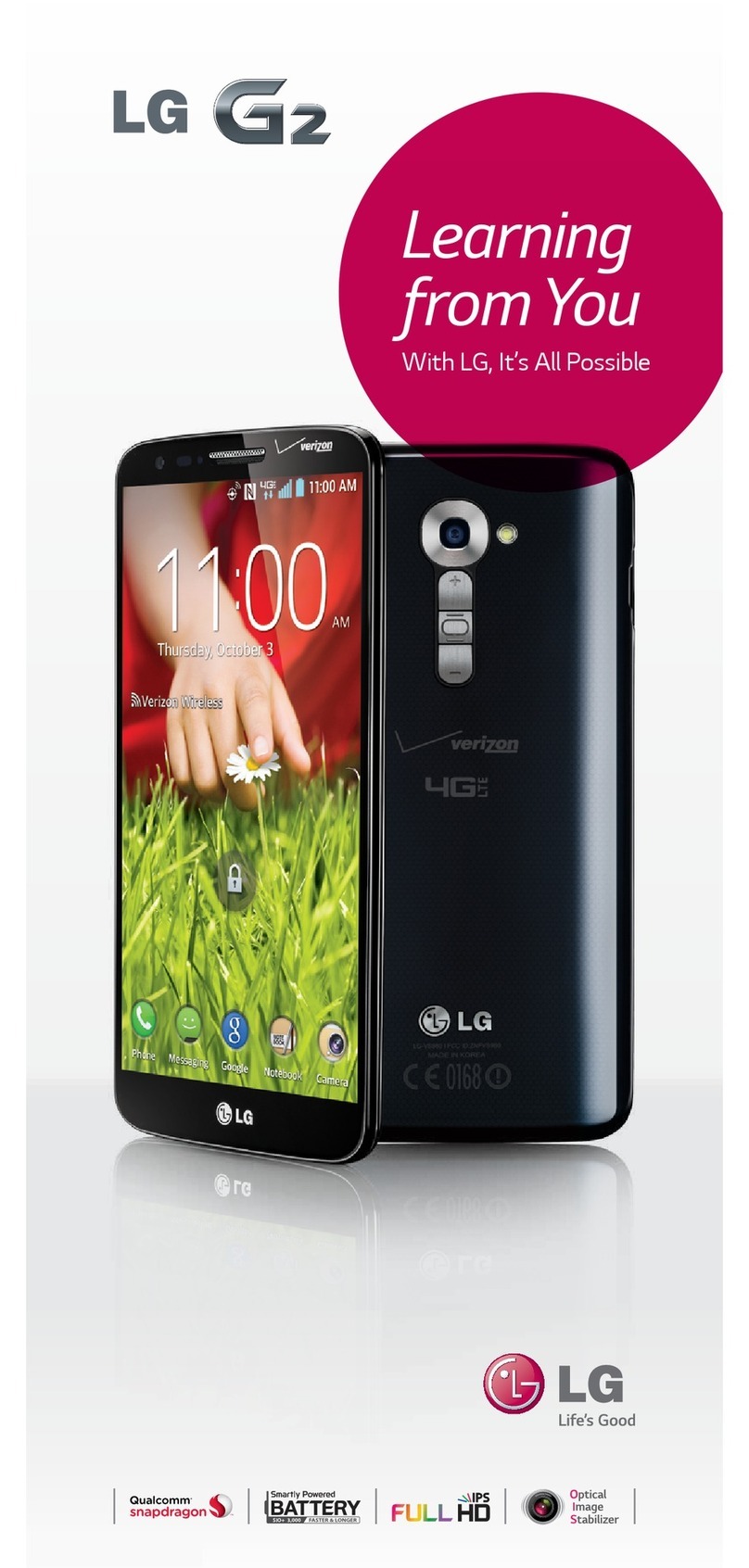 LG Verizon G2 User manual