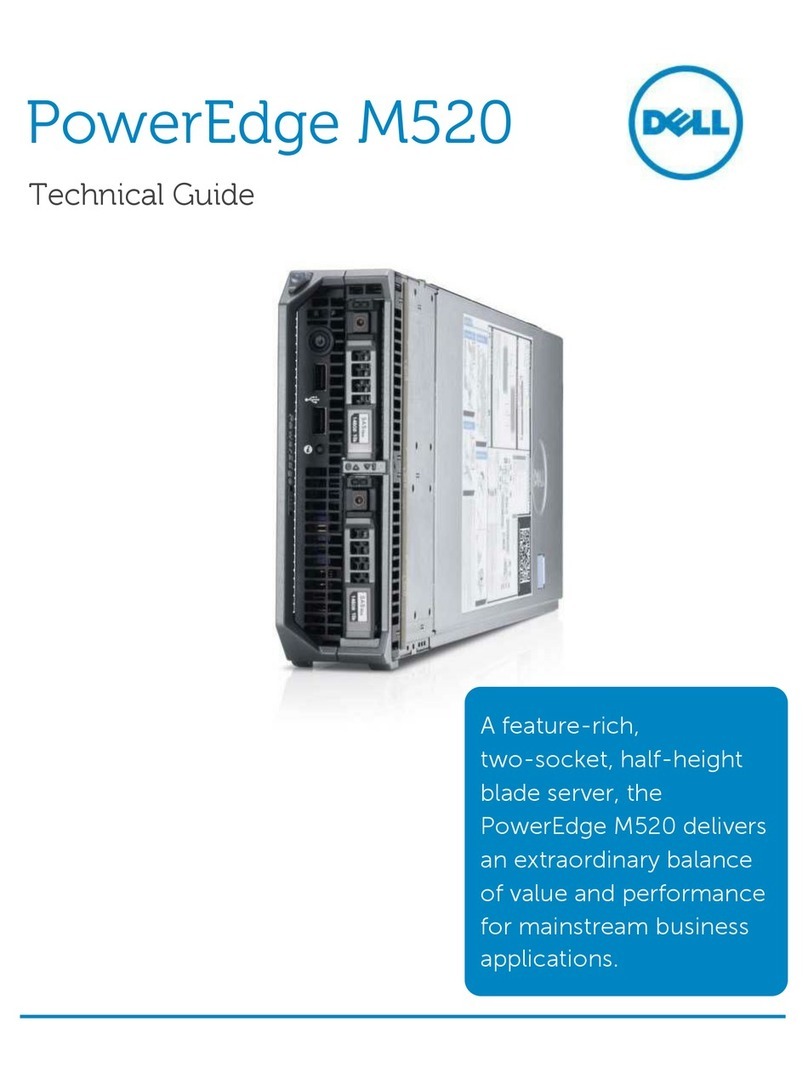 Dell PowerEdge M520 Quick start guide