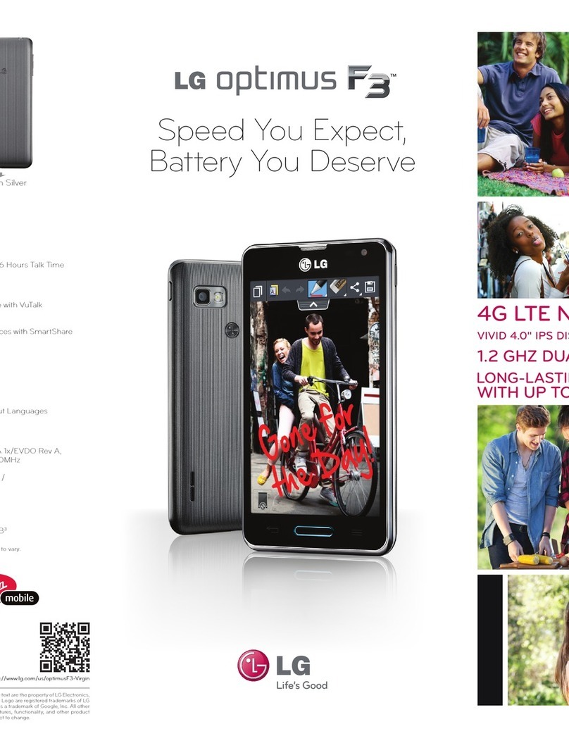 LG Optimus F3 User manual