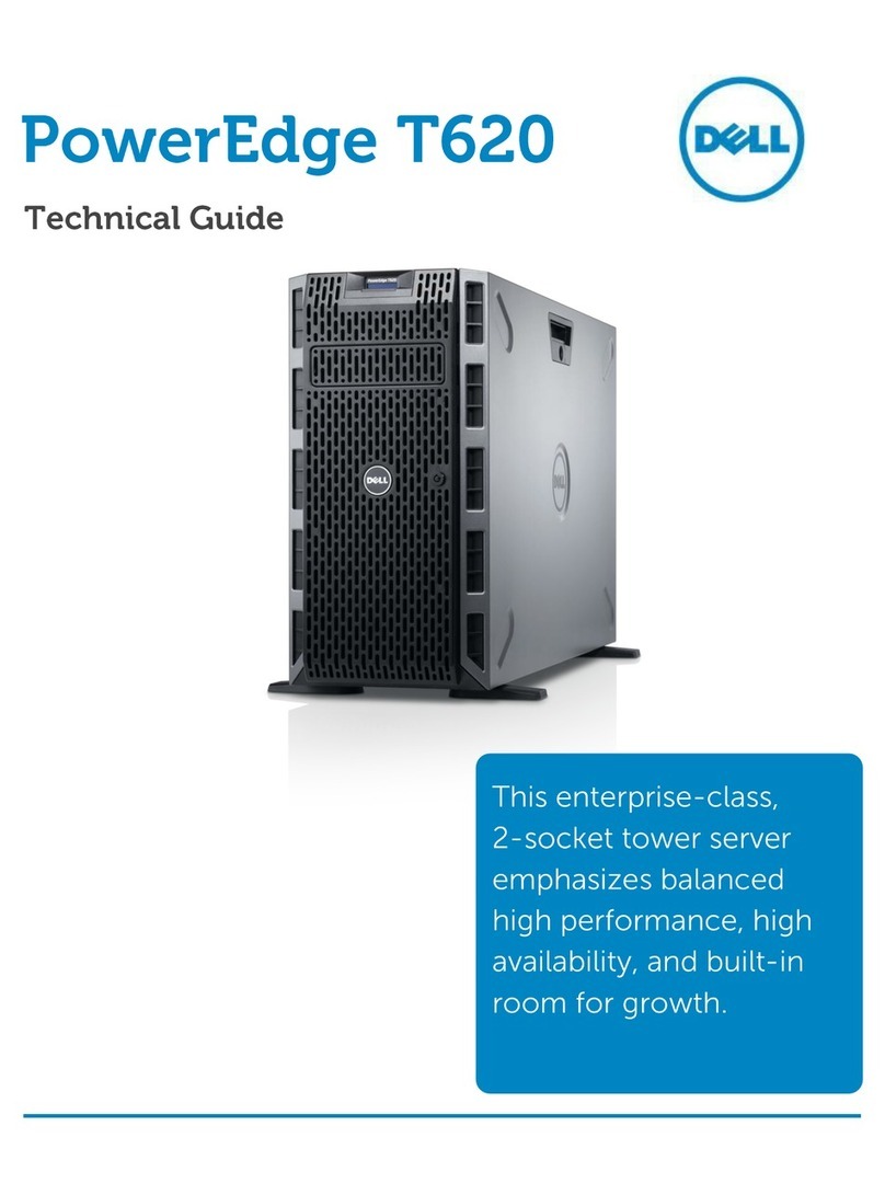 Dell PowerEdge T620 Quick start guide