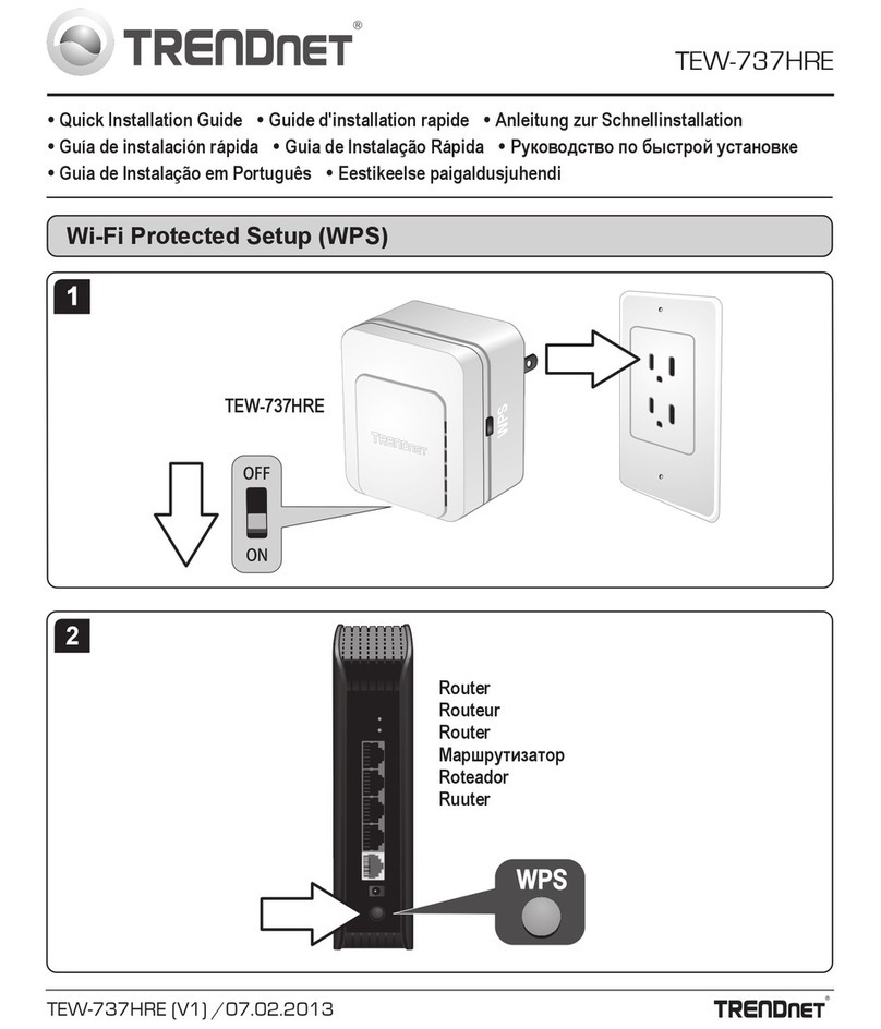 TRENDnet TEW-737HRE User manual TRENDnet TEW-737HRE User manual