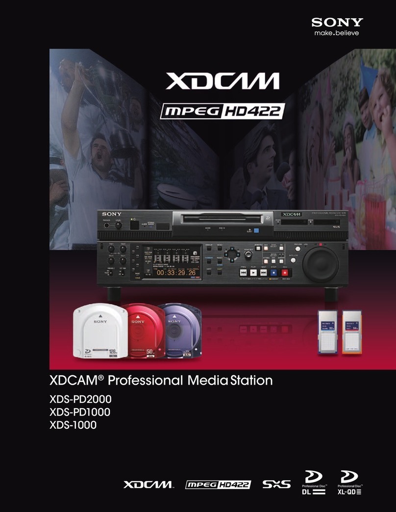 Sony XDS1000 brochure