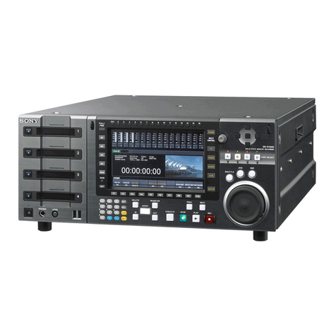 Sony SRR1000 Operation manual