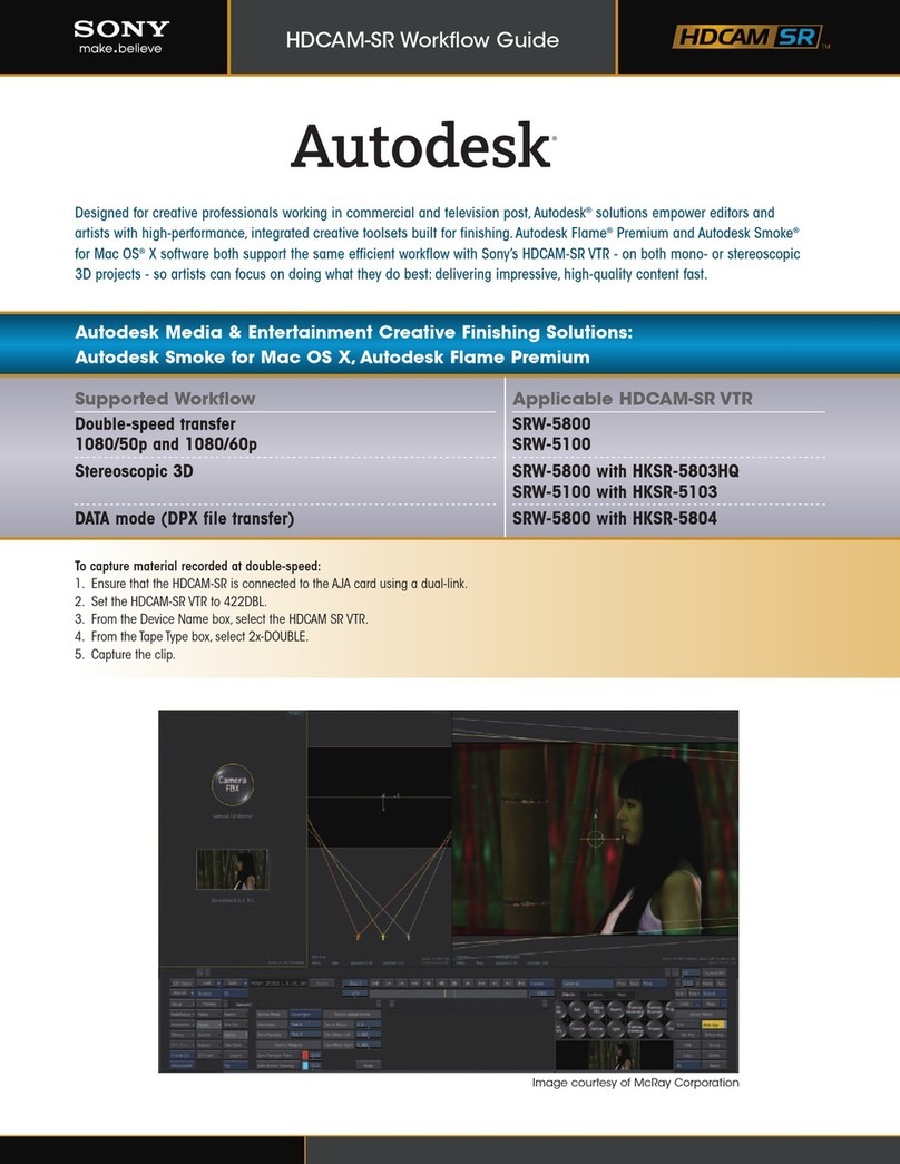 Sony SRW5800/2 User manual