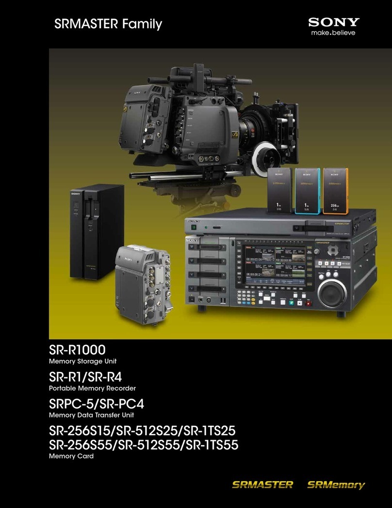 Sony SRMASTER SR-PC4 brochure
