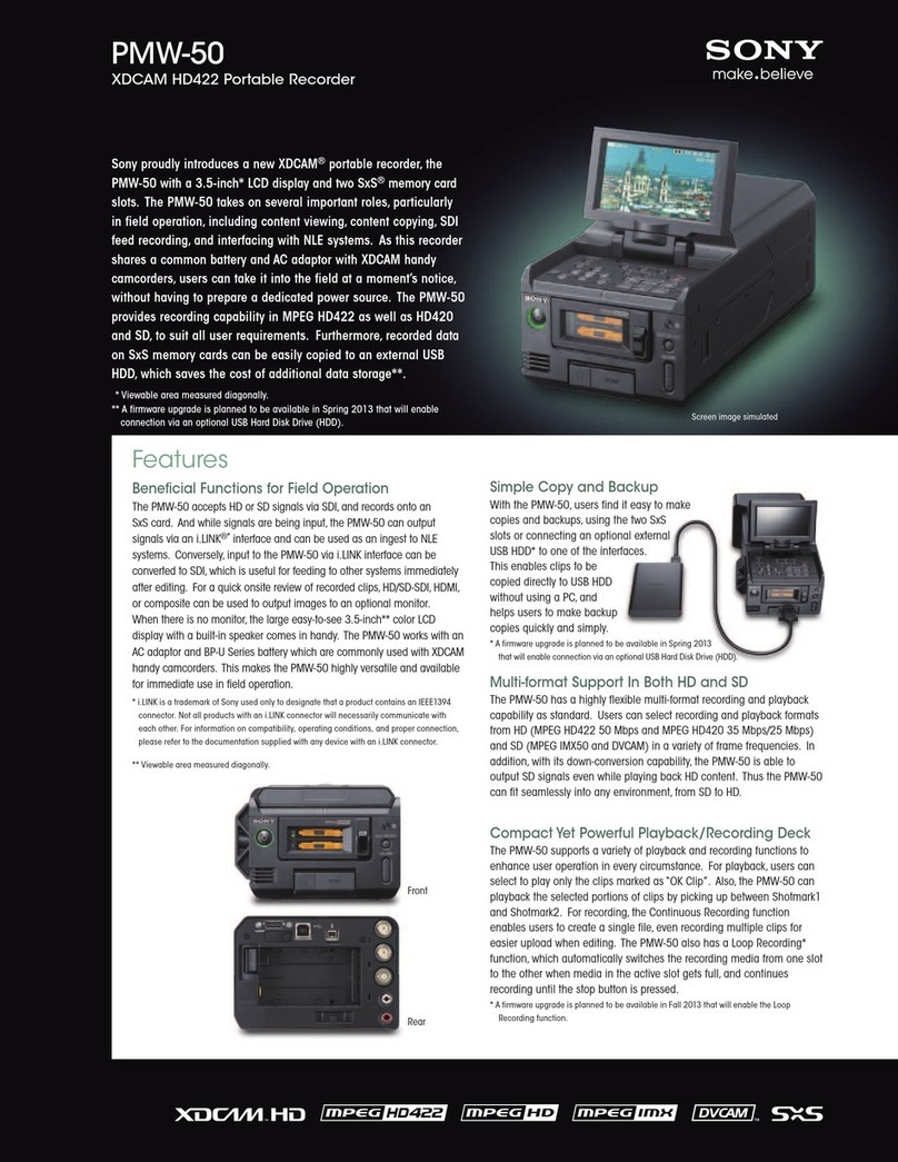 Sony PMW50 brochure