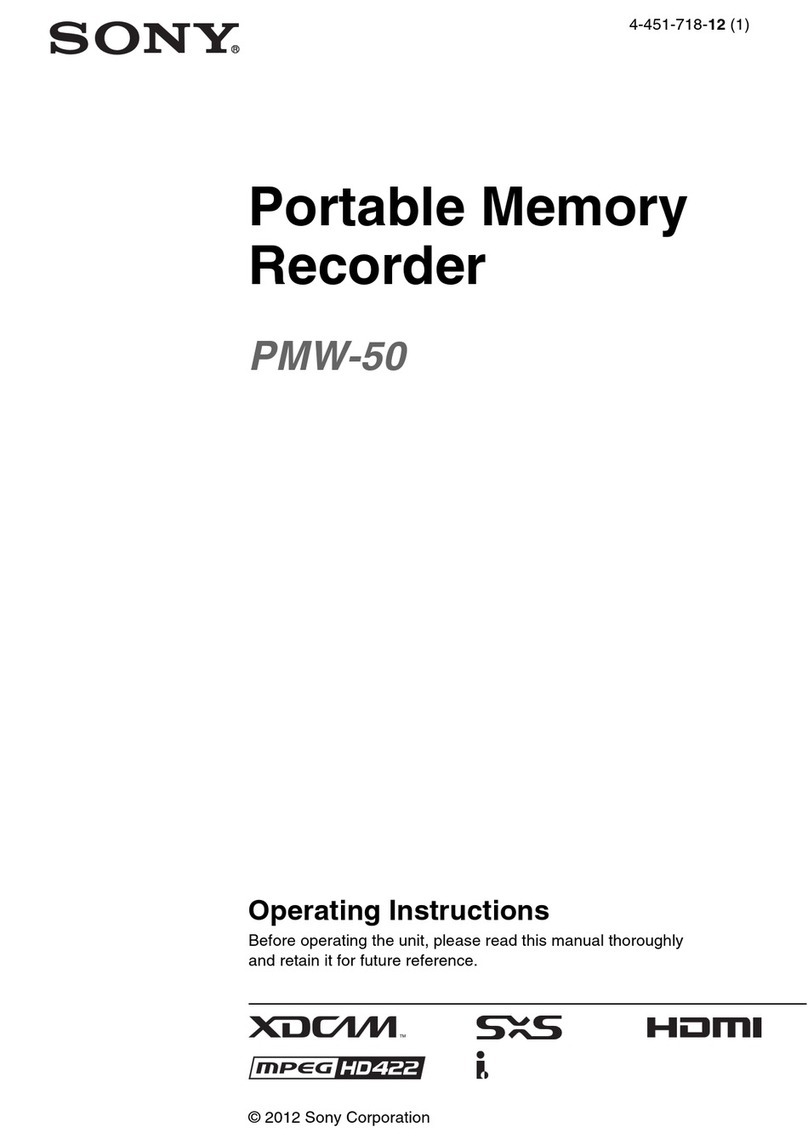 Sony PMW50 User manual