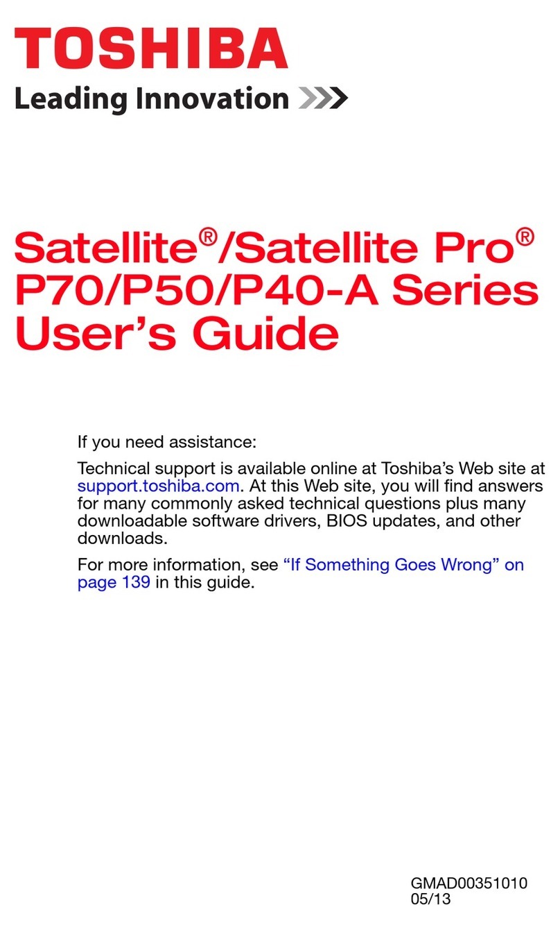 Toshiba Satellite P40 user guide