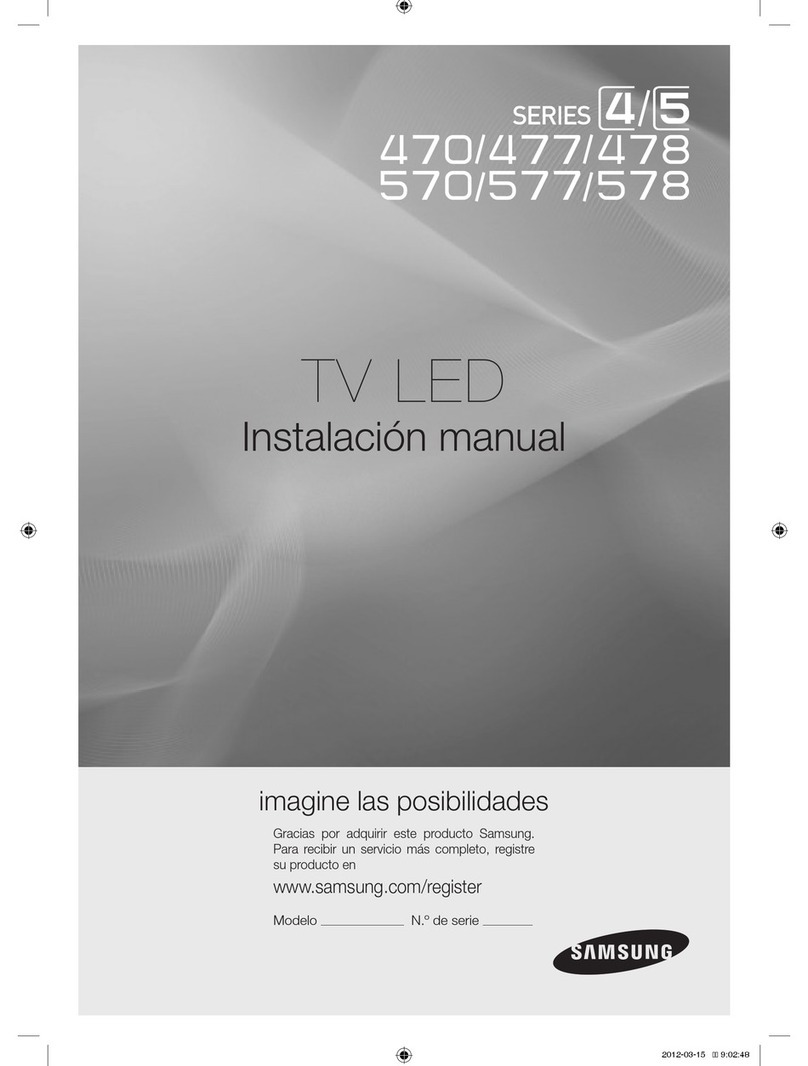 Samsung HG26NA477PF User manual