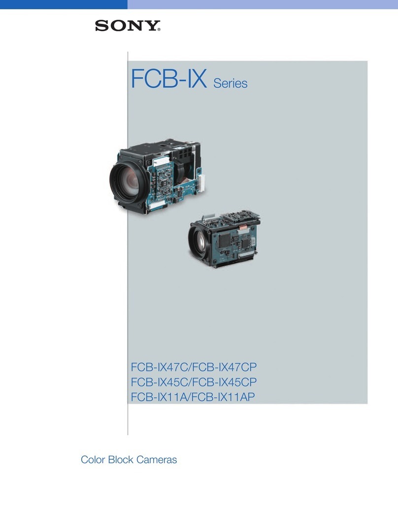 Sony FCBIX47C User manual